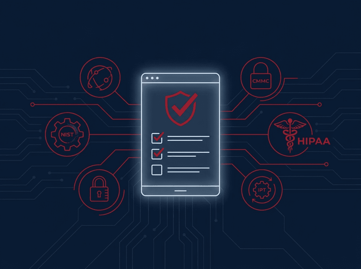 IT compliance as a service — NIST, CMMC, and HIPAA compliance management by Degarmo Technologies